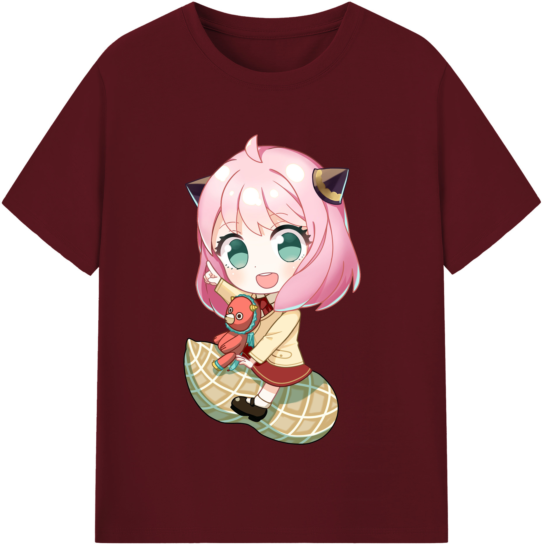 （画像用） SPY×FAMILY间谍家家酒 綿100％半袖Tシャツ（フロントプリント）